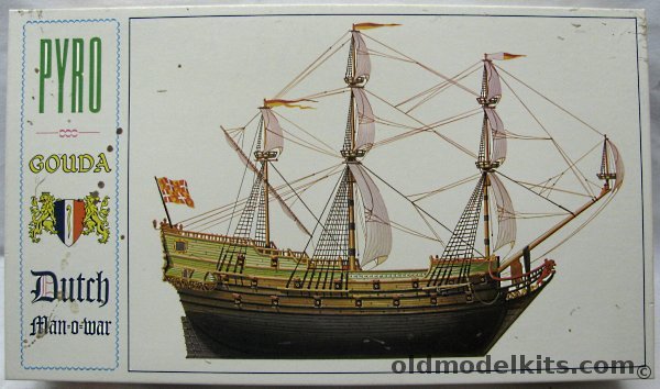 Pyro Gouda - Dutch 17th Century Man-O-War, B212-400 plastic model kit